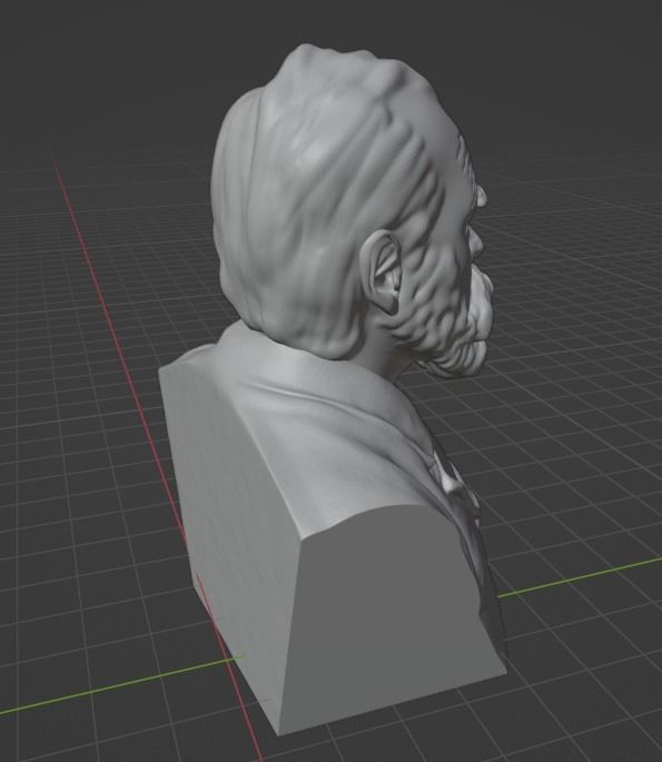 Gottlob Frege 3D print model_9