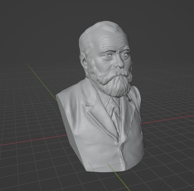 Gottlob Frege 3D print model_16