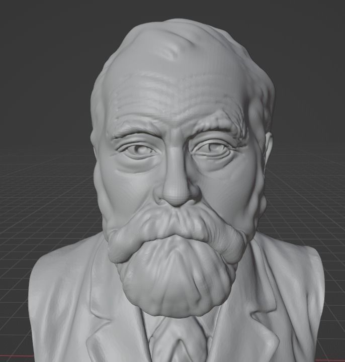 Gottlob Frege 3D print model_19