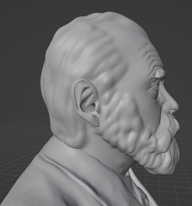 Gottlob Frege 3D print model_7