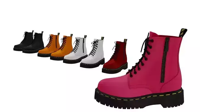 Boots  Low-poly 3D model