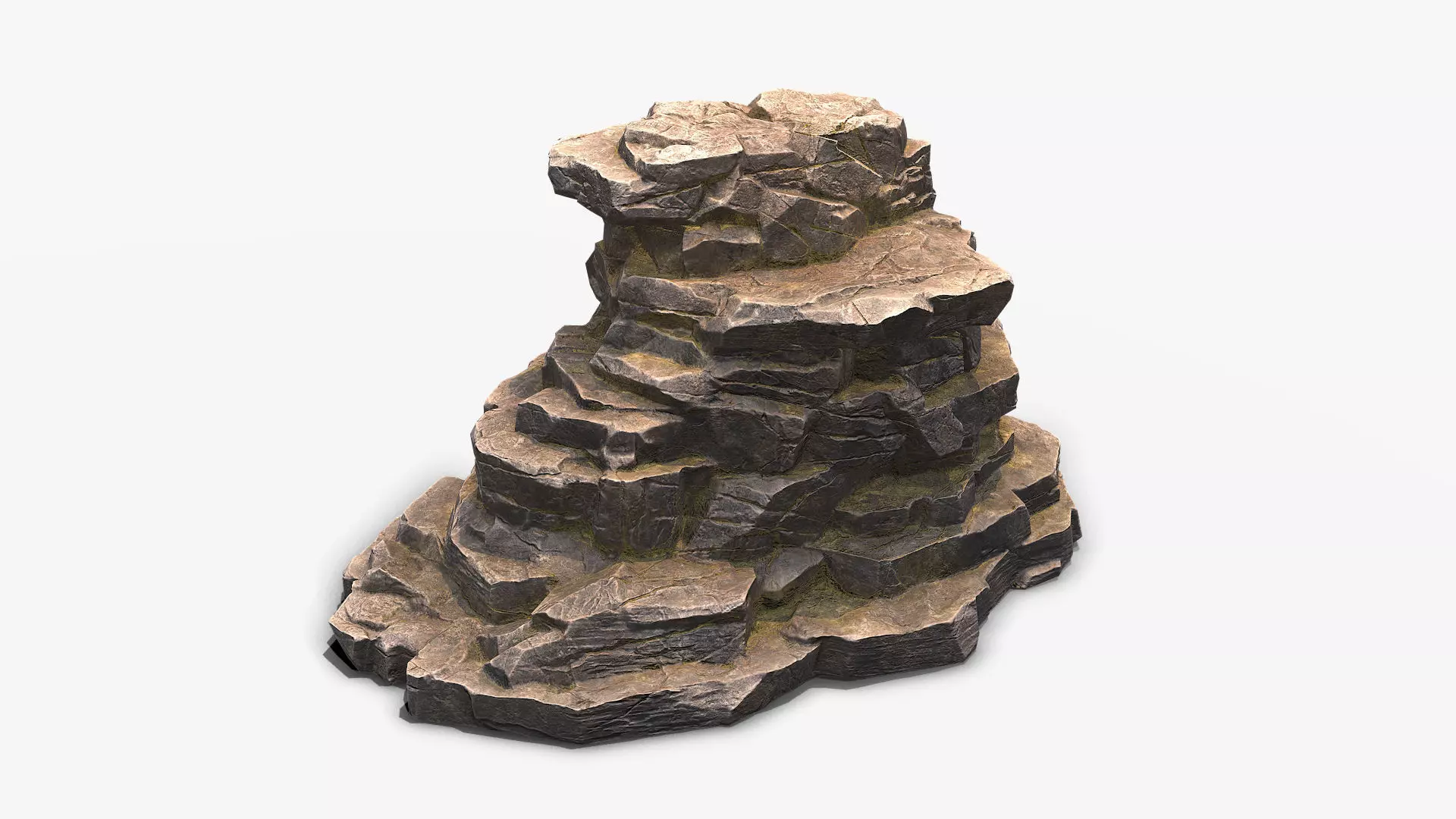 Two Sharp Rocks 3D model Sharp Rock 5 two texture VR / AR / low-poly | CGTrader