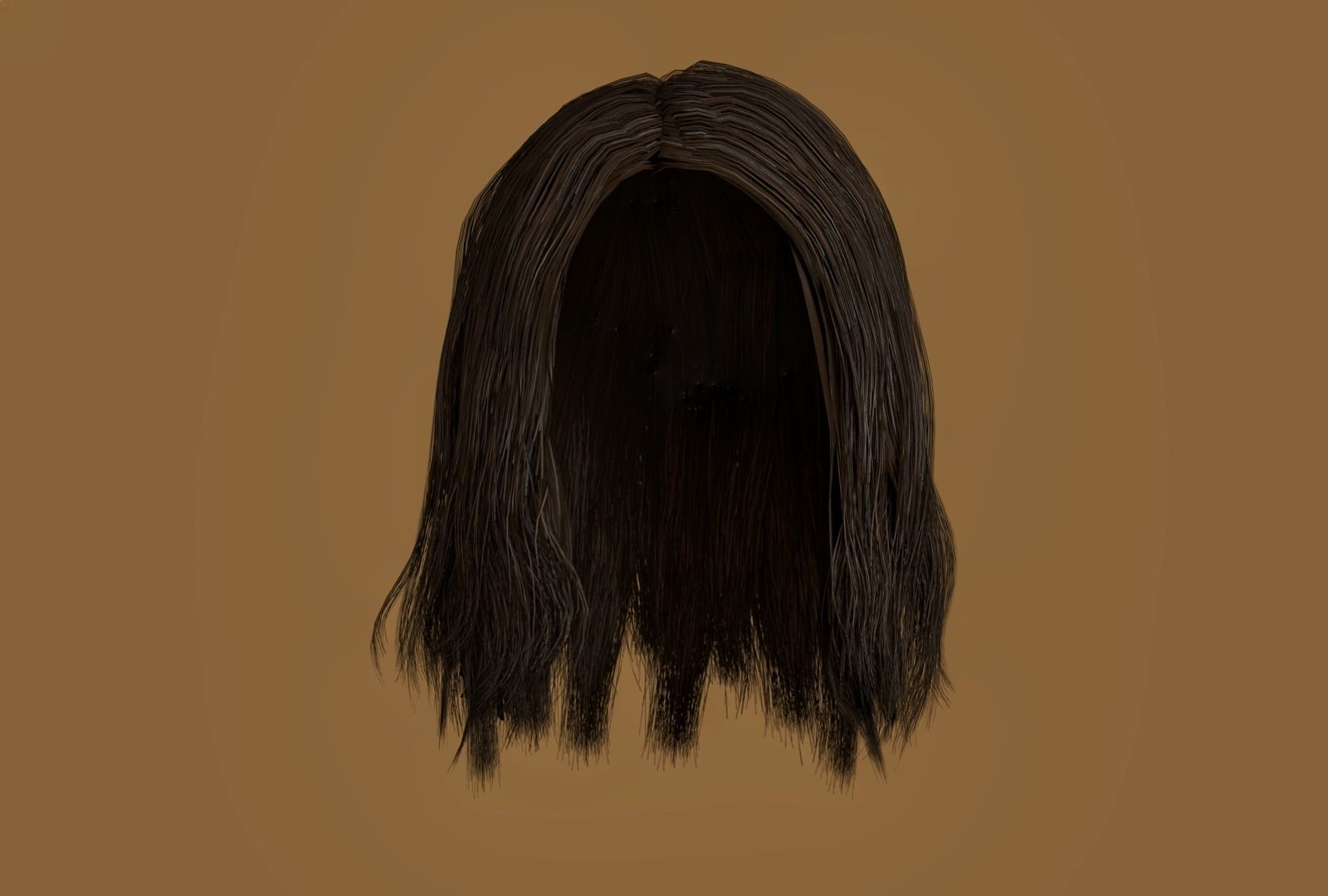 WOMAN FEMALE - HAIR STYLES PACK Low-poly 3D model_14