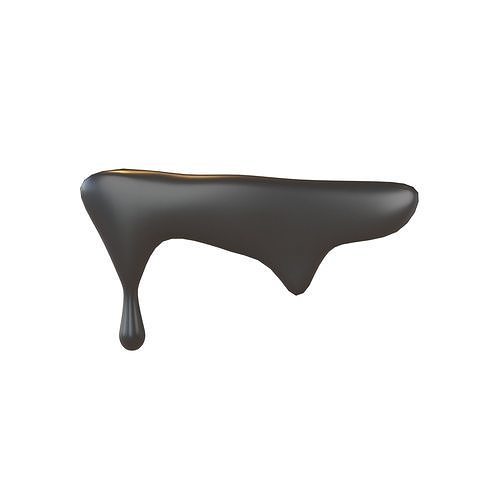 Liquid Drops v1 005 Low-poly 3D model
