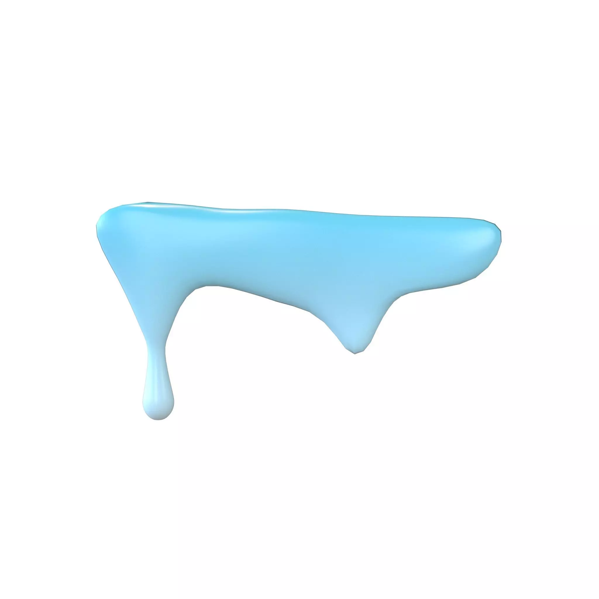 Liquid Drops v1 008 Low-poly 3D model_0