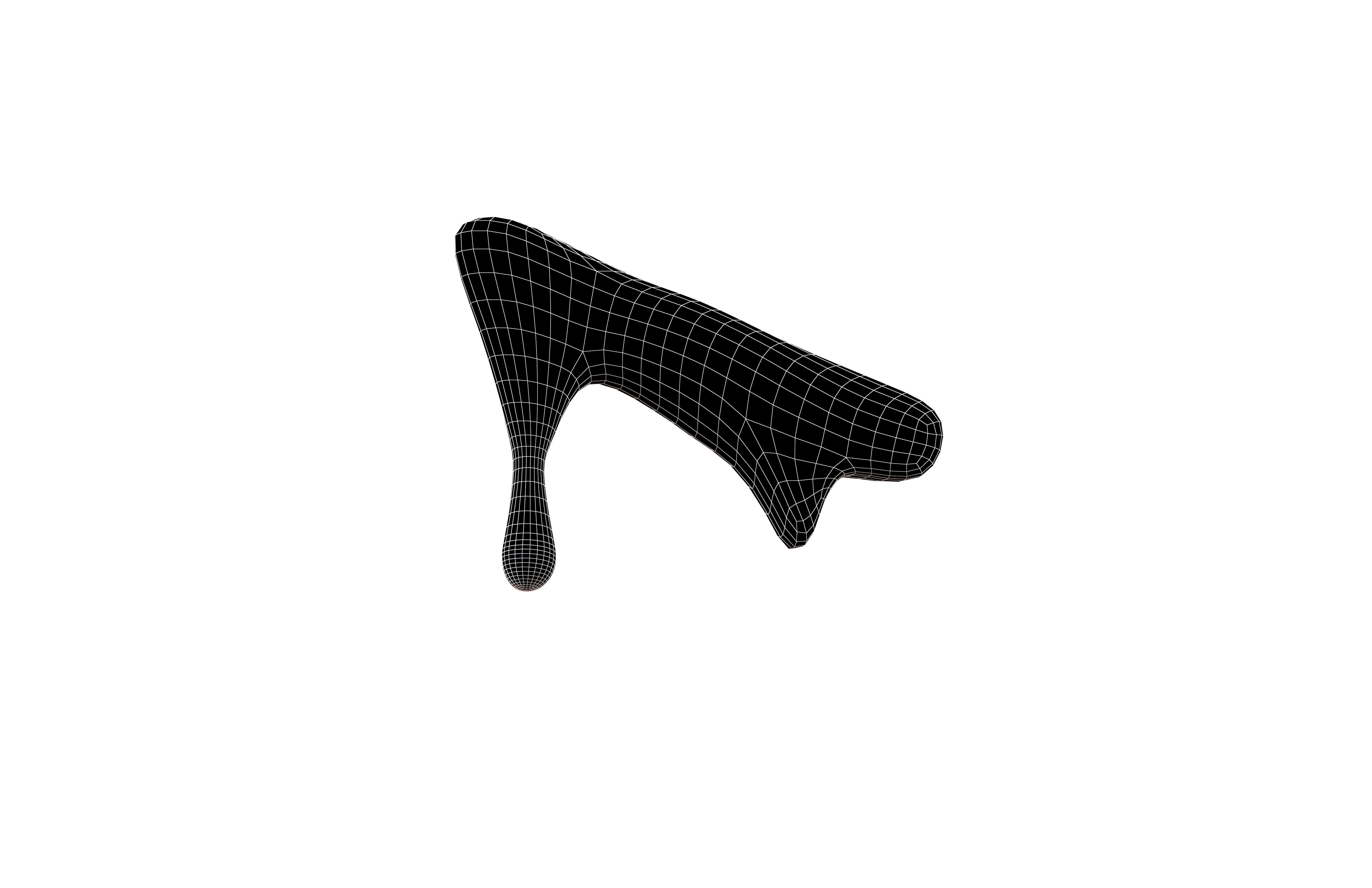 Liquid Drops v1 008 Low-poly 3D model_6