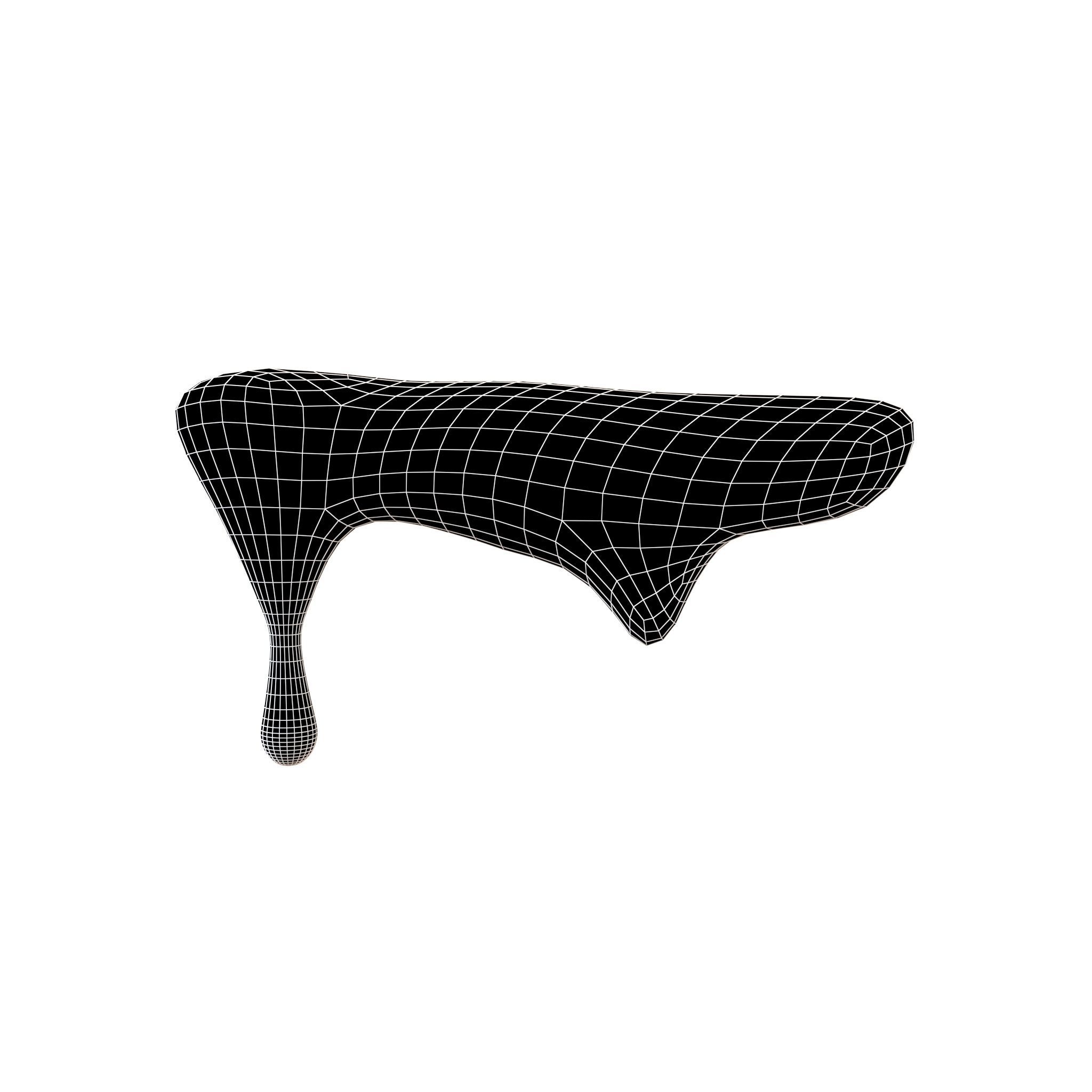 Liquid Drops v1 008 Low-poly 3D model_4