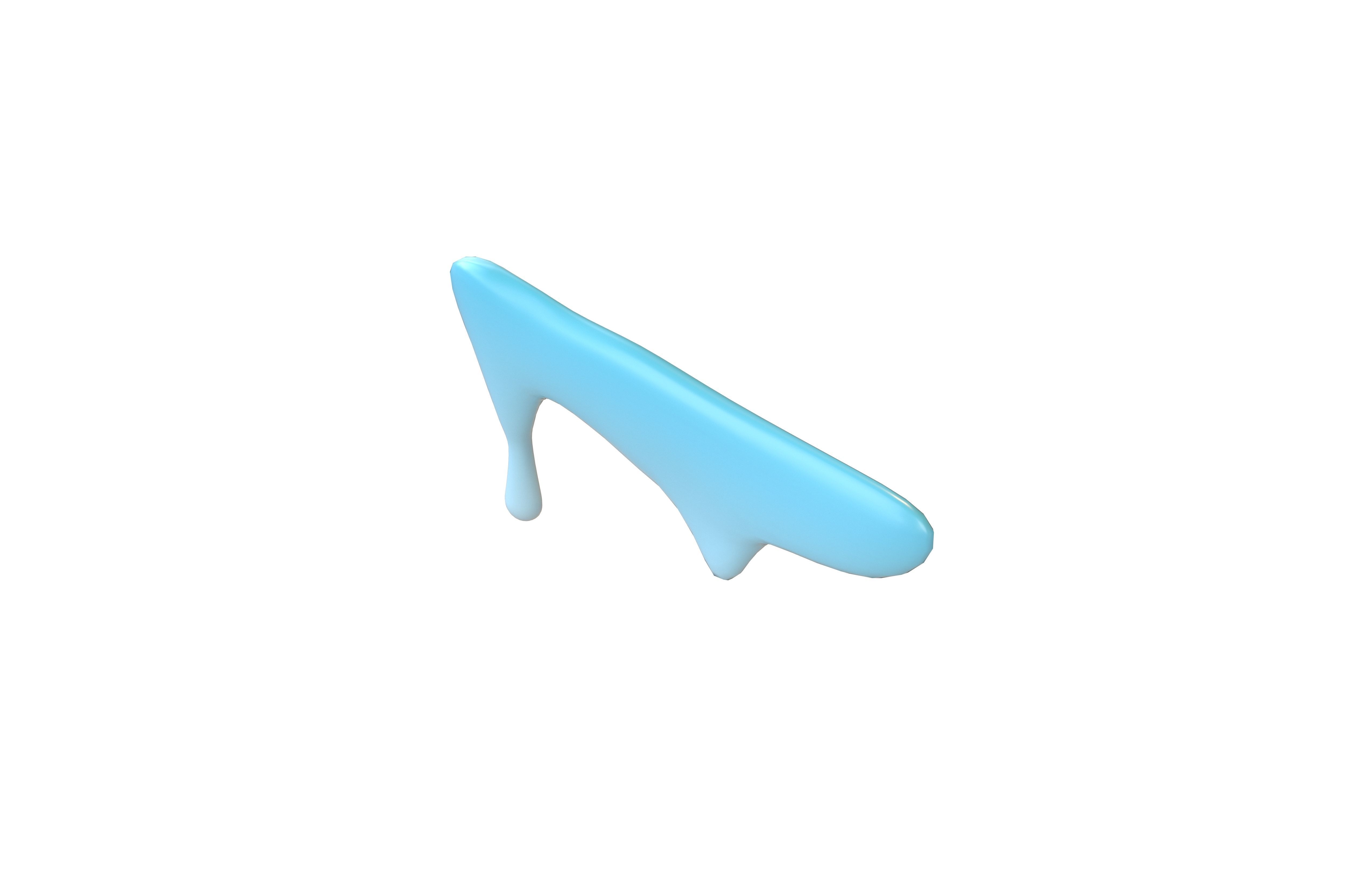 Liquid Drops v1 008 Low-poly 3D model_2