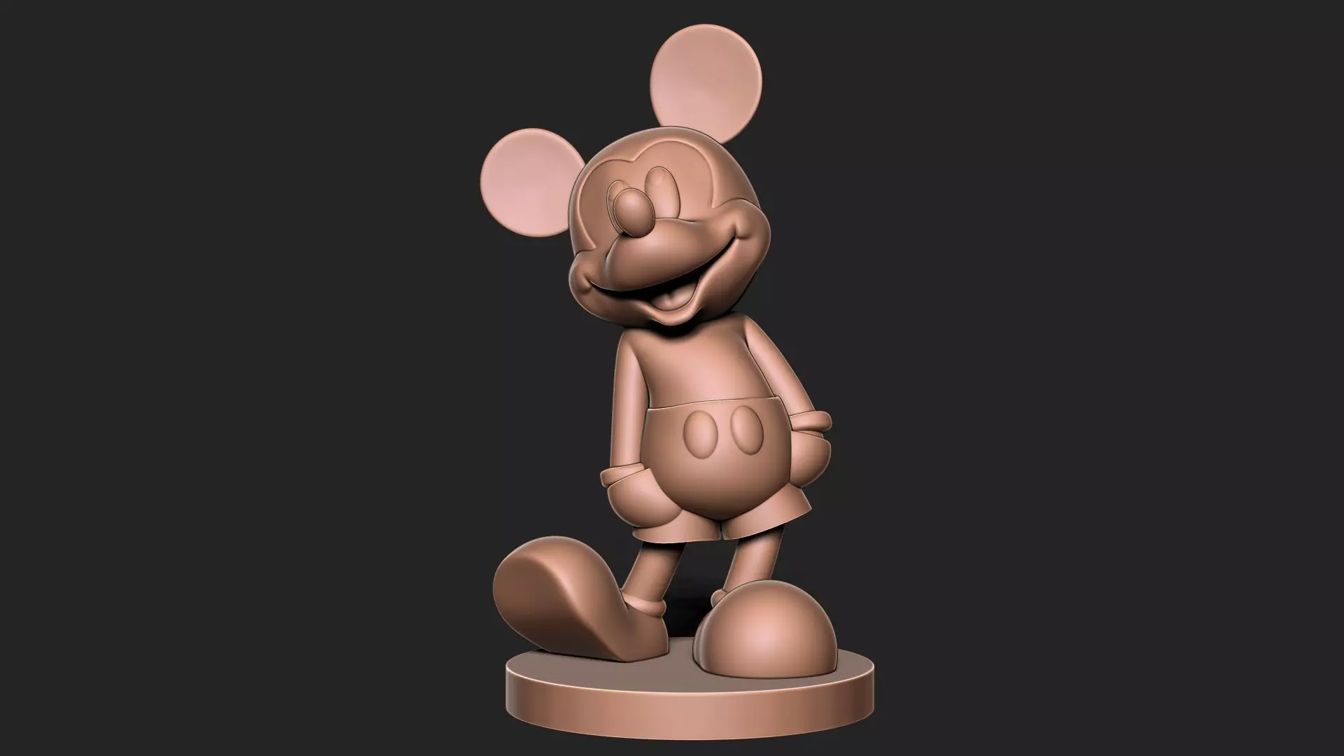 Mickey Mouse 3D print model_0
