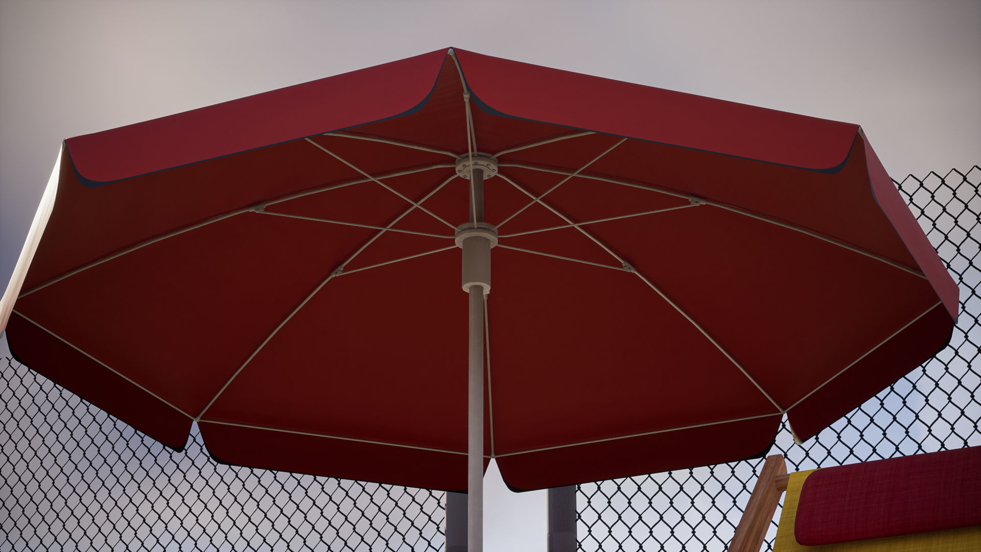 Beach Volleyball Set 1 Game Ready UE Low-poly 3D model_11