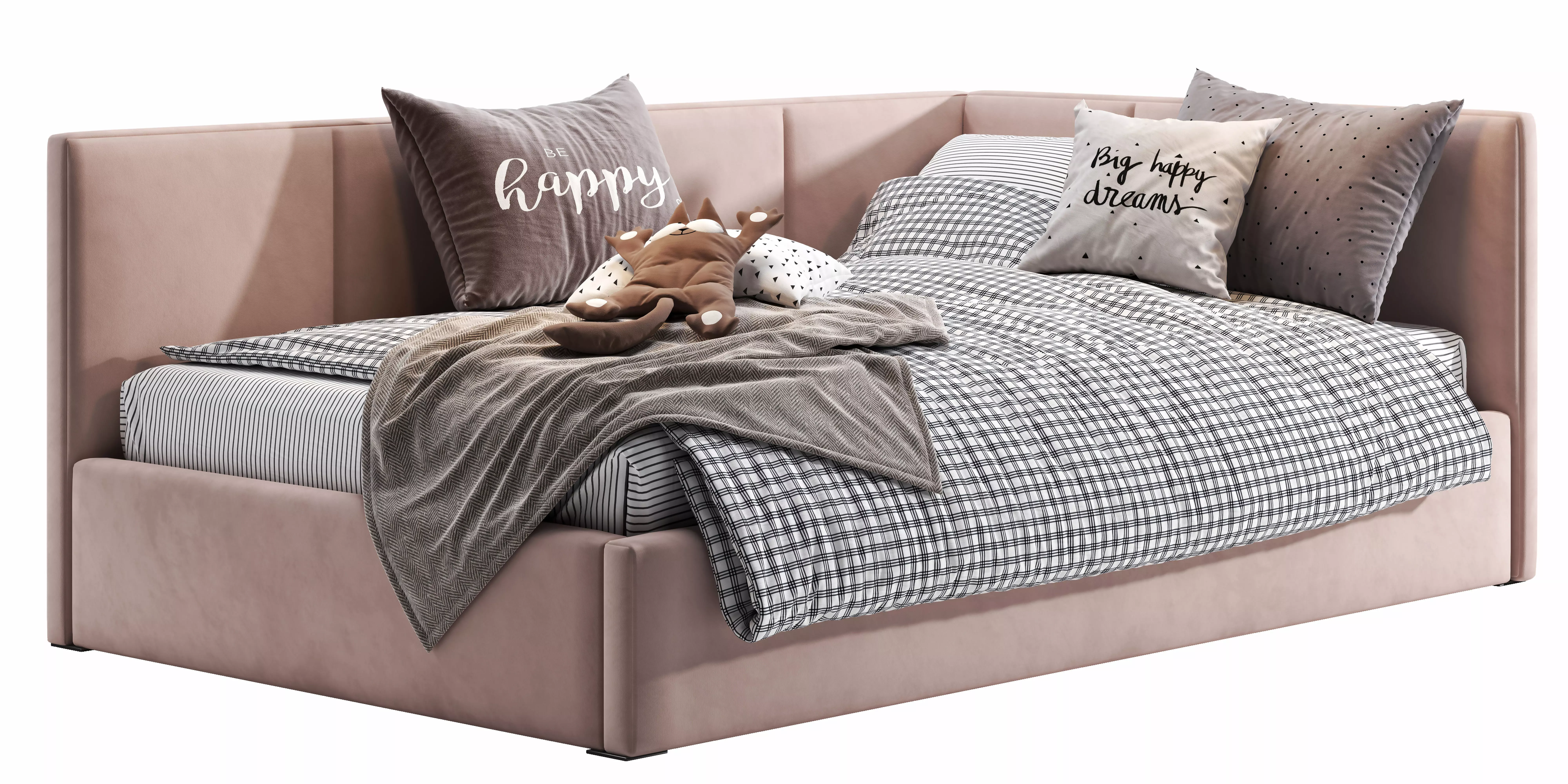 Parfe cushioned Corner bed 3D model