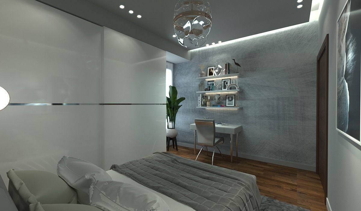 modern child room 3D model_1