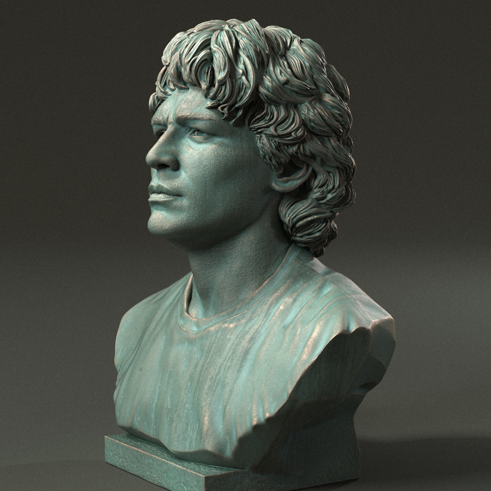 Diego Maradona 3D print model_3