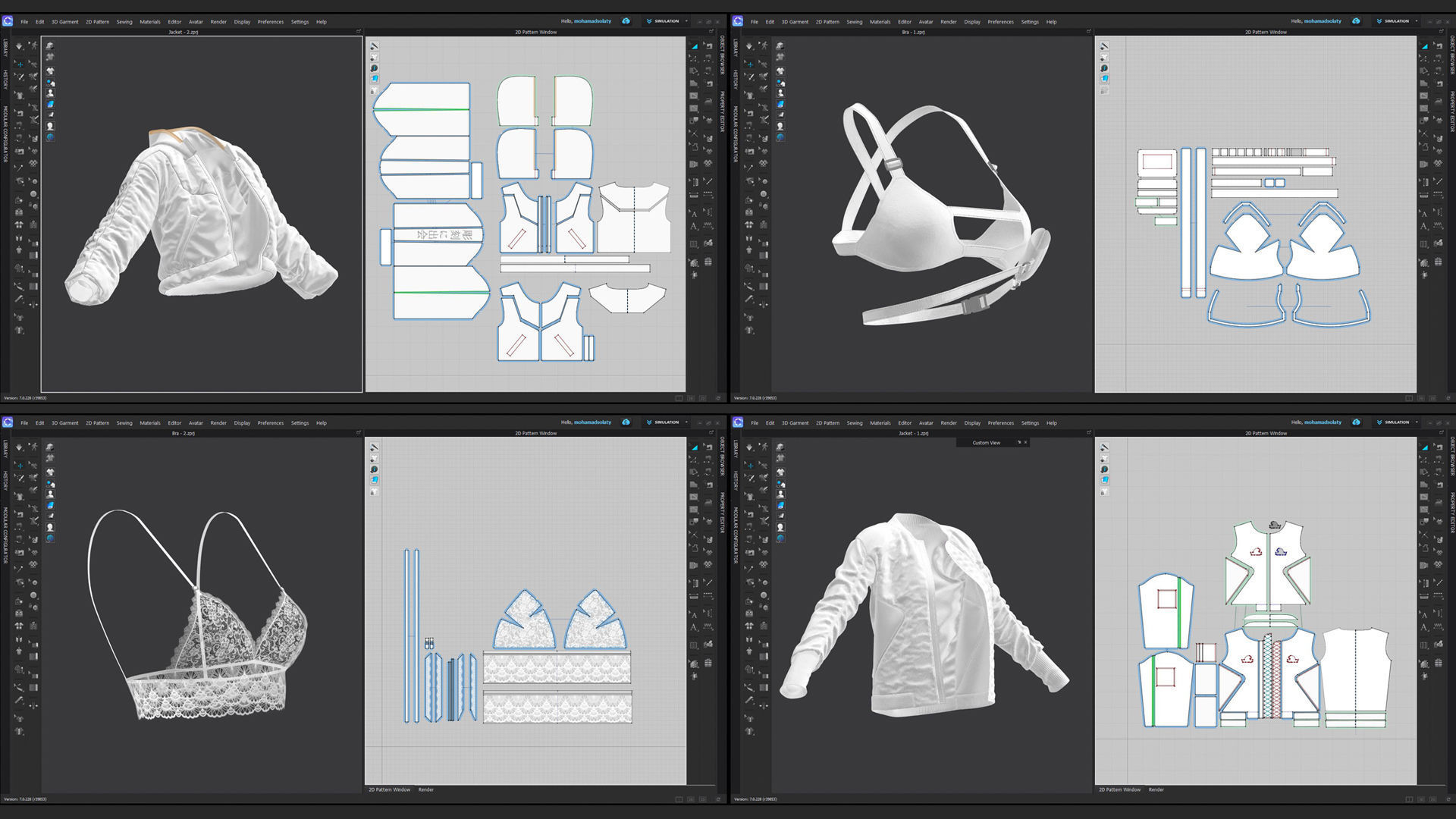 18 Womens Clothes - Vol 2 - Marvelous Designer 3D model_11