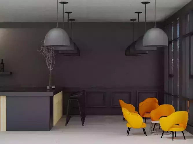 HOTEL BAR 3D model