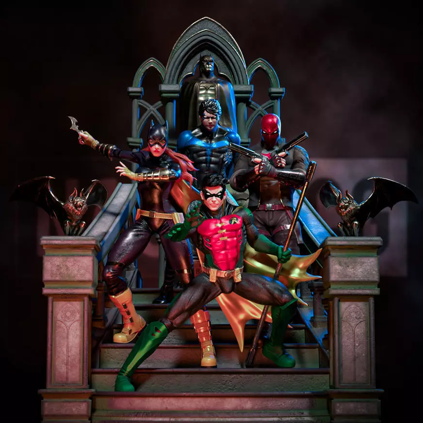 Fan Art - Batman Legacy - Batfamily Diorama 3D print model_0
