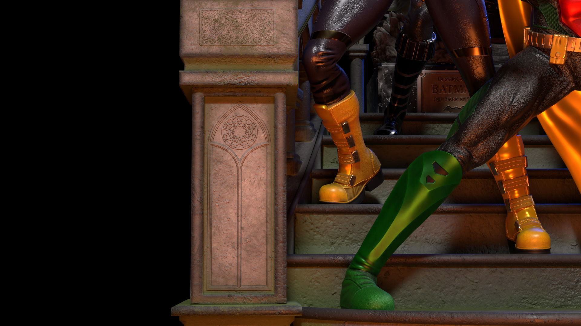 Fan Art - Batman Legacy - Batfamily Diorama 3D print model_4