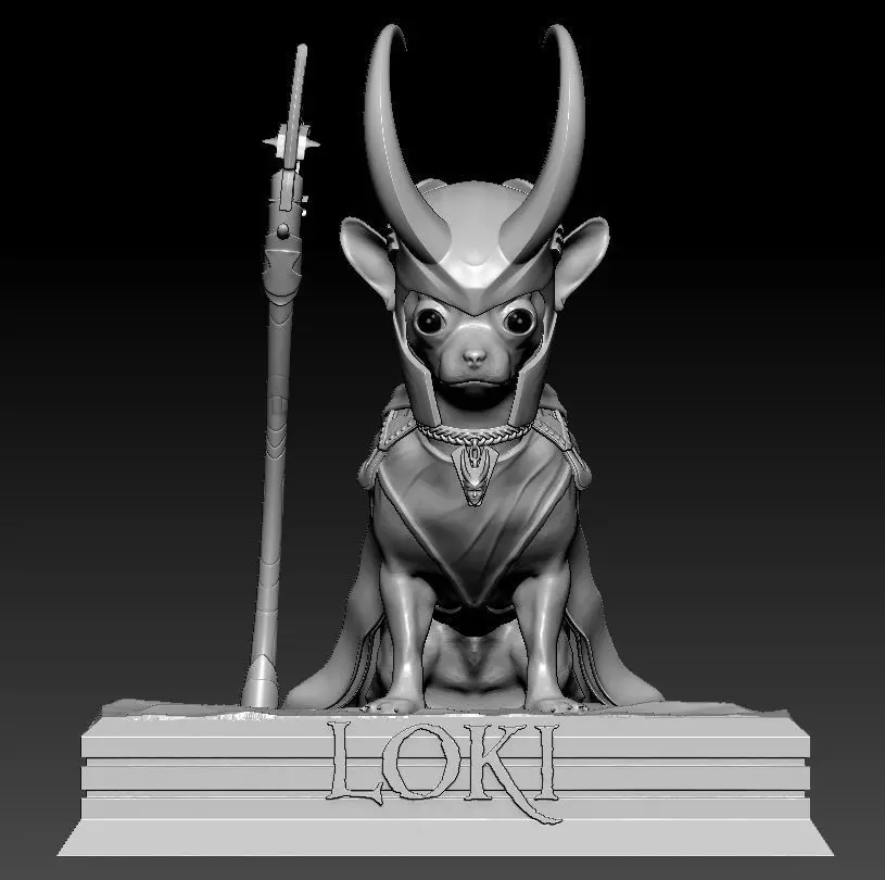 CHIHUAHUA DOG 3D print model_0