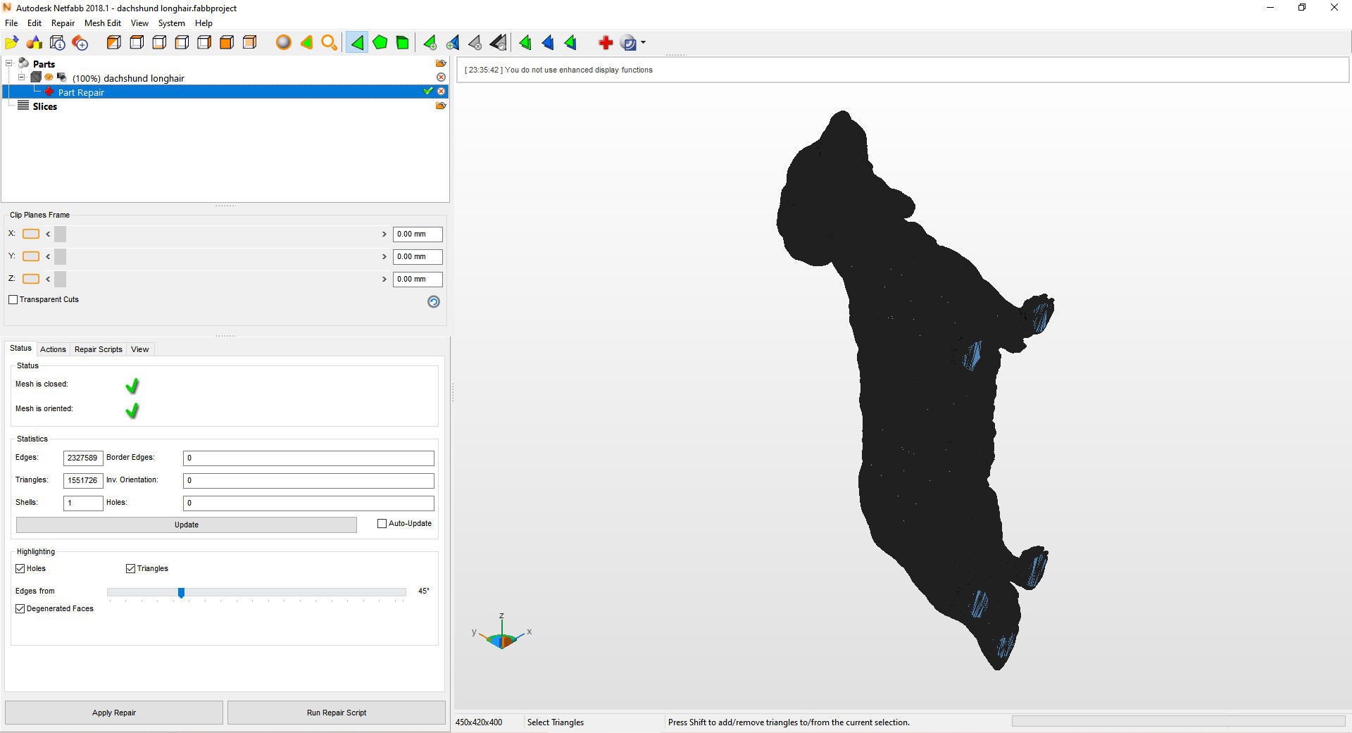 Dachshund longhair 3D print model_13