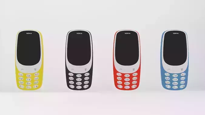 Nokia 3310 3G Classical Featured Phone 3D model
