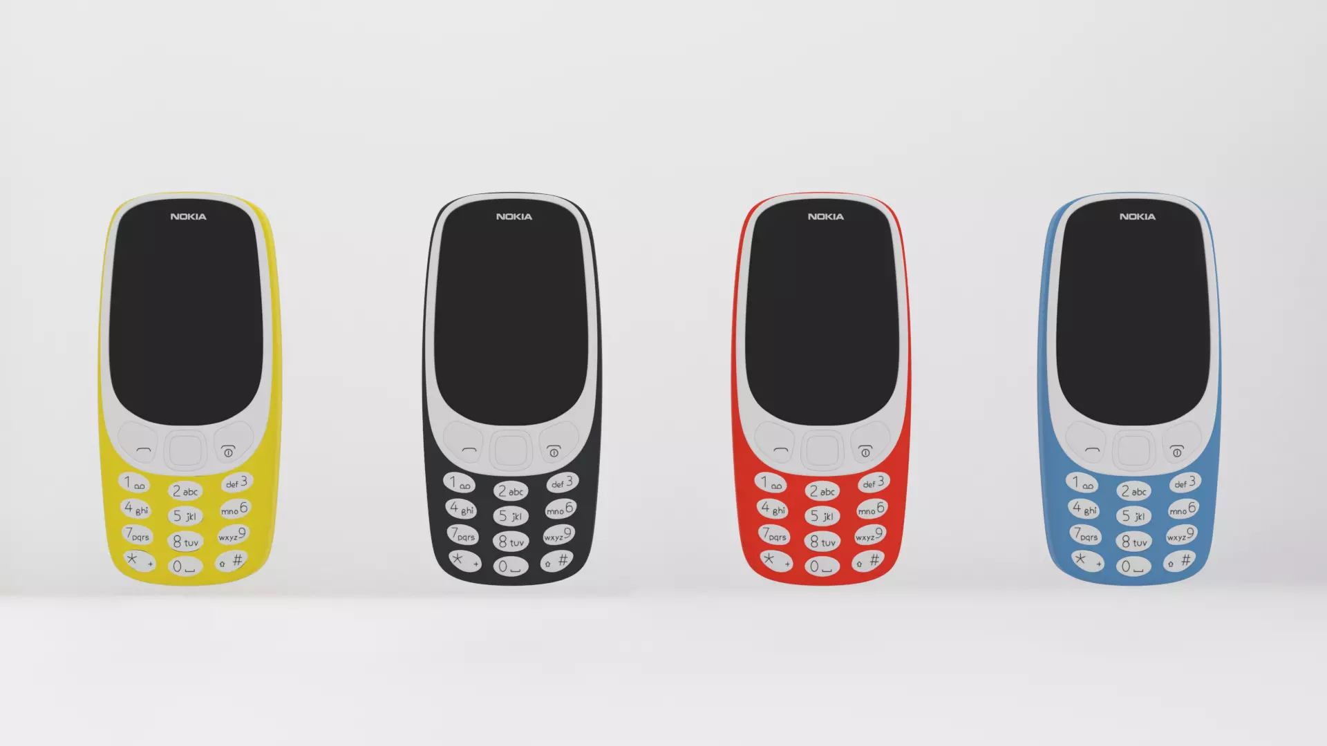 Nokia 3310 3G Classical Featured Phone 3D model