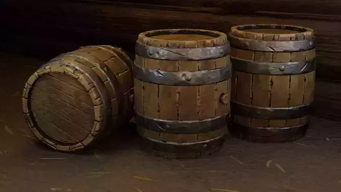GameReady Wooden Barrel