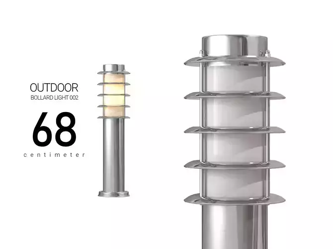 Outdoor Stainless Steel Bollard Light