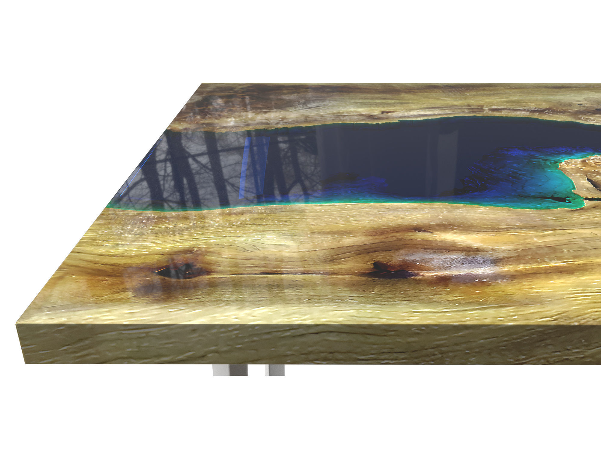 Epoxy resin table 3D model_3