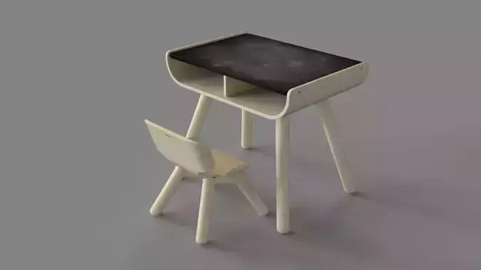 Kids Toddler Desk And Chair Set