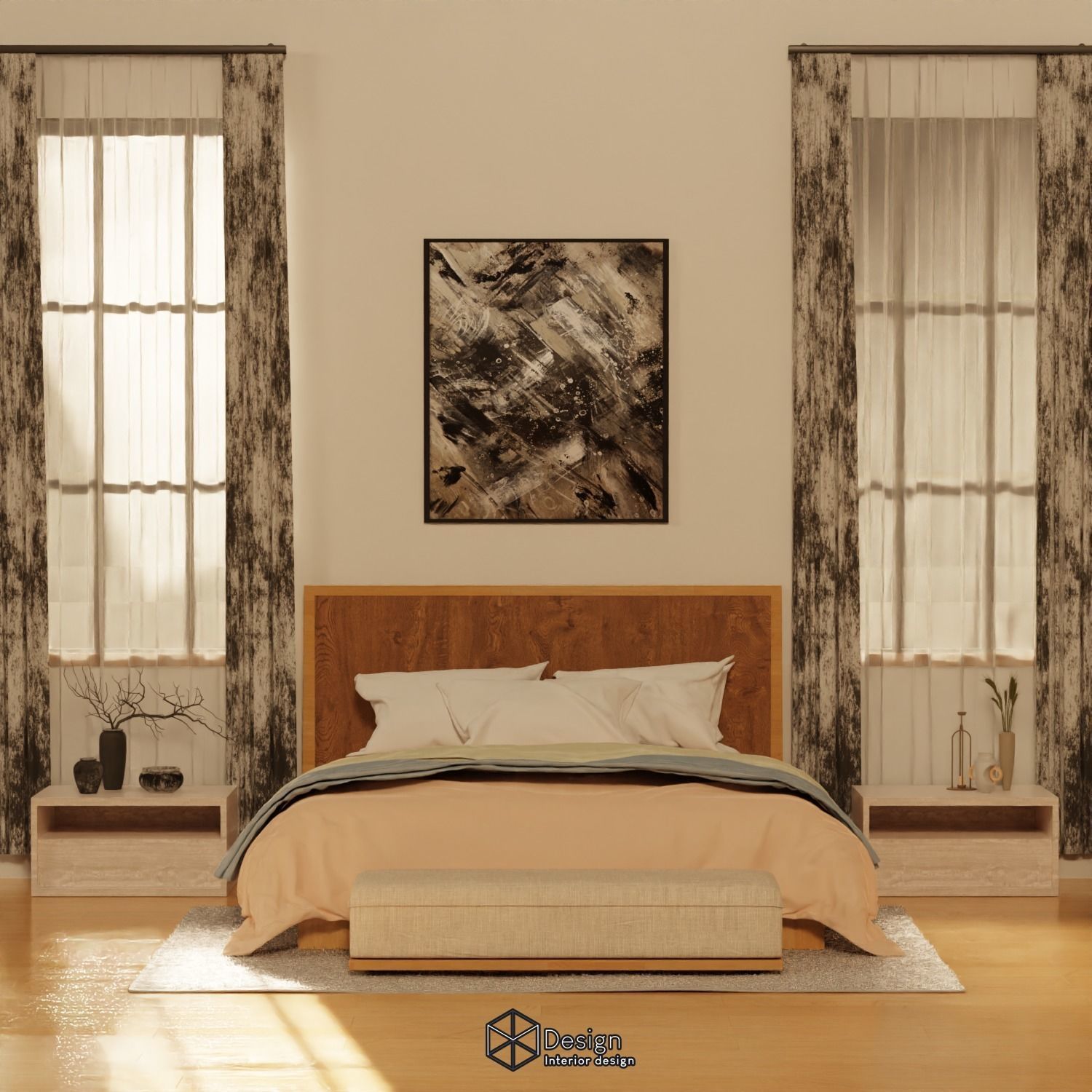 High poly isometric cute Living room 3D model 3D model_1