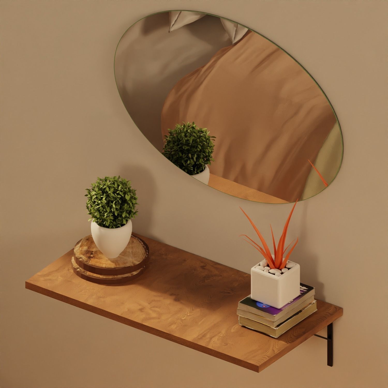 High poly isometric cute Living room 3D model 3D model_4