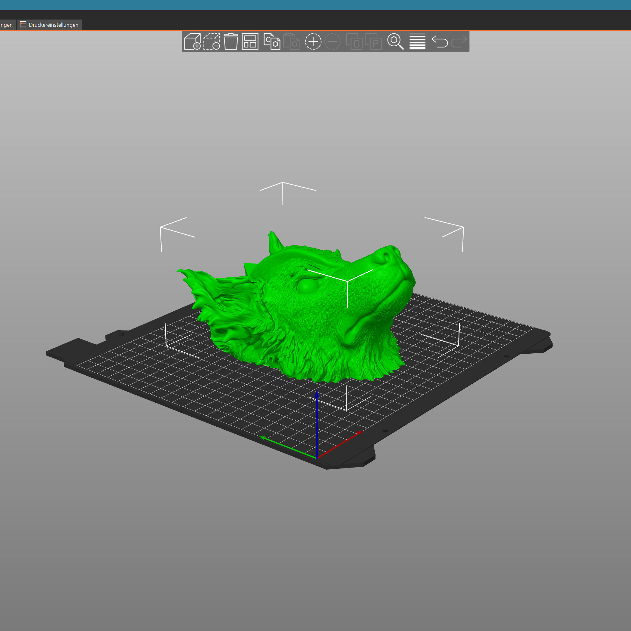 Dog Australien Border Anubis angry 3D print model_4