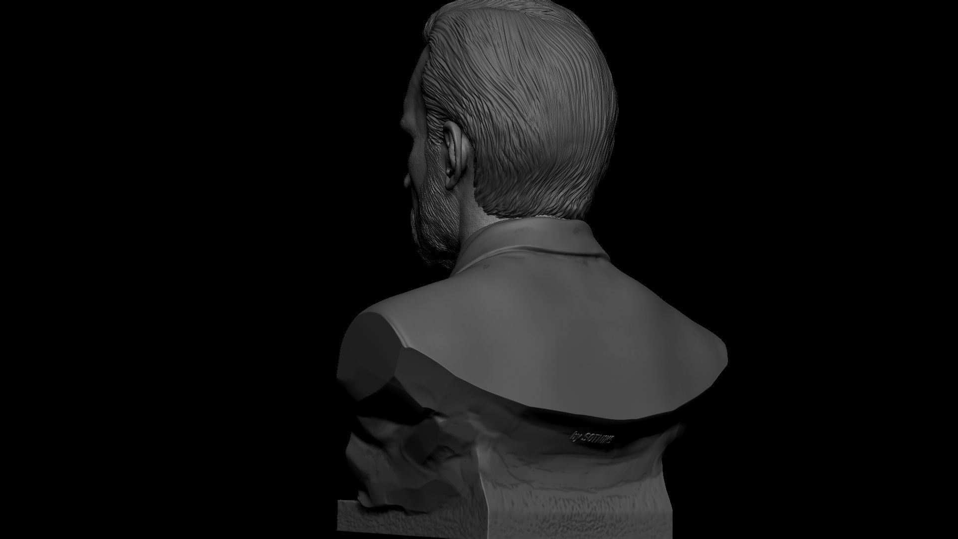 Jordan Peterson 3D print model_8