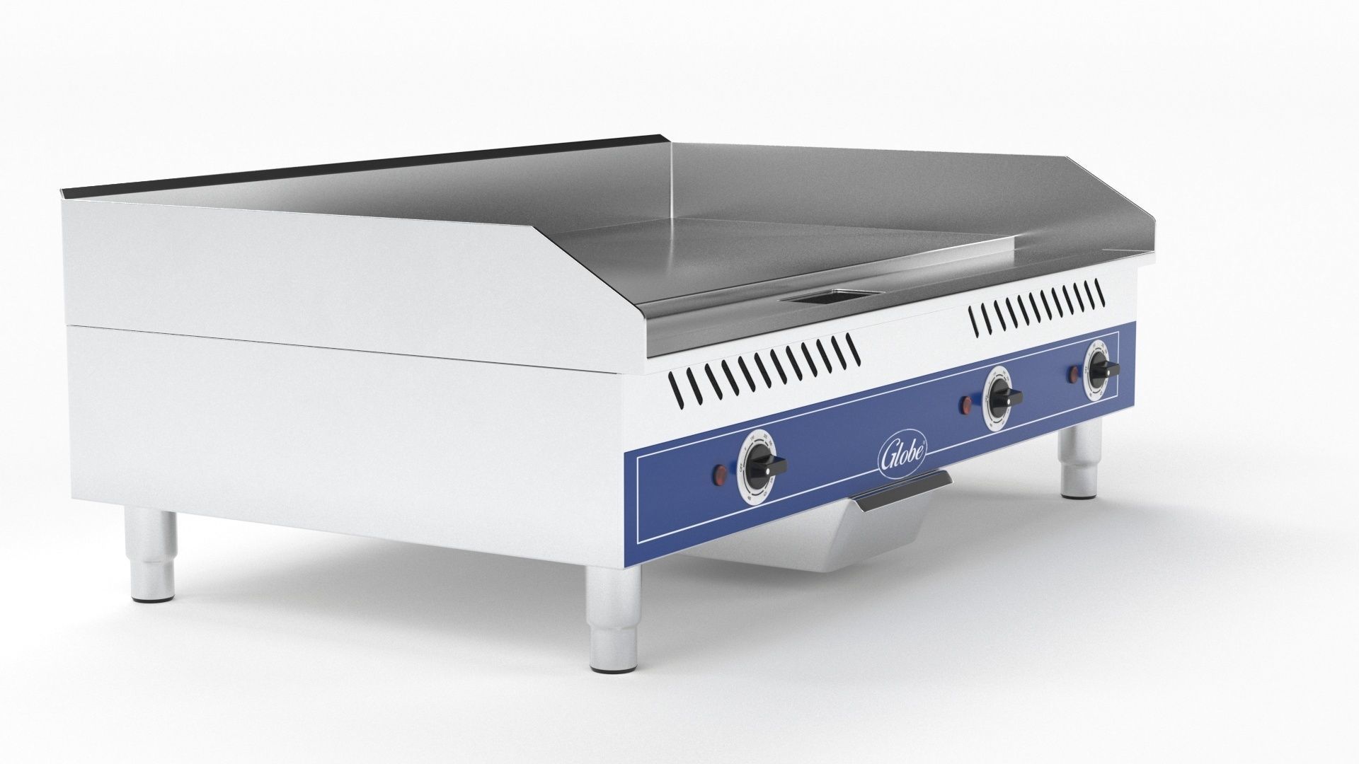 Globe GEG36 Medium Duty Electric Countertop Griddles 3D model_12