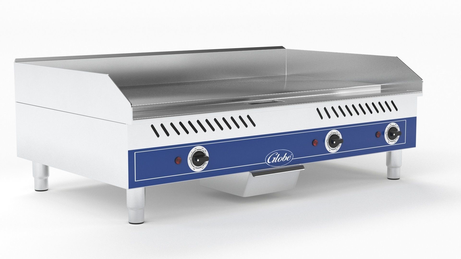 Globe GEG36 Medium Duty Electric Countertop Griddles 3D model_11