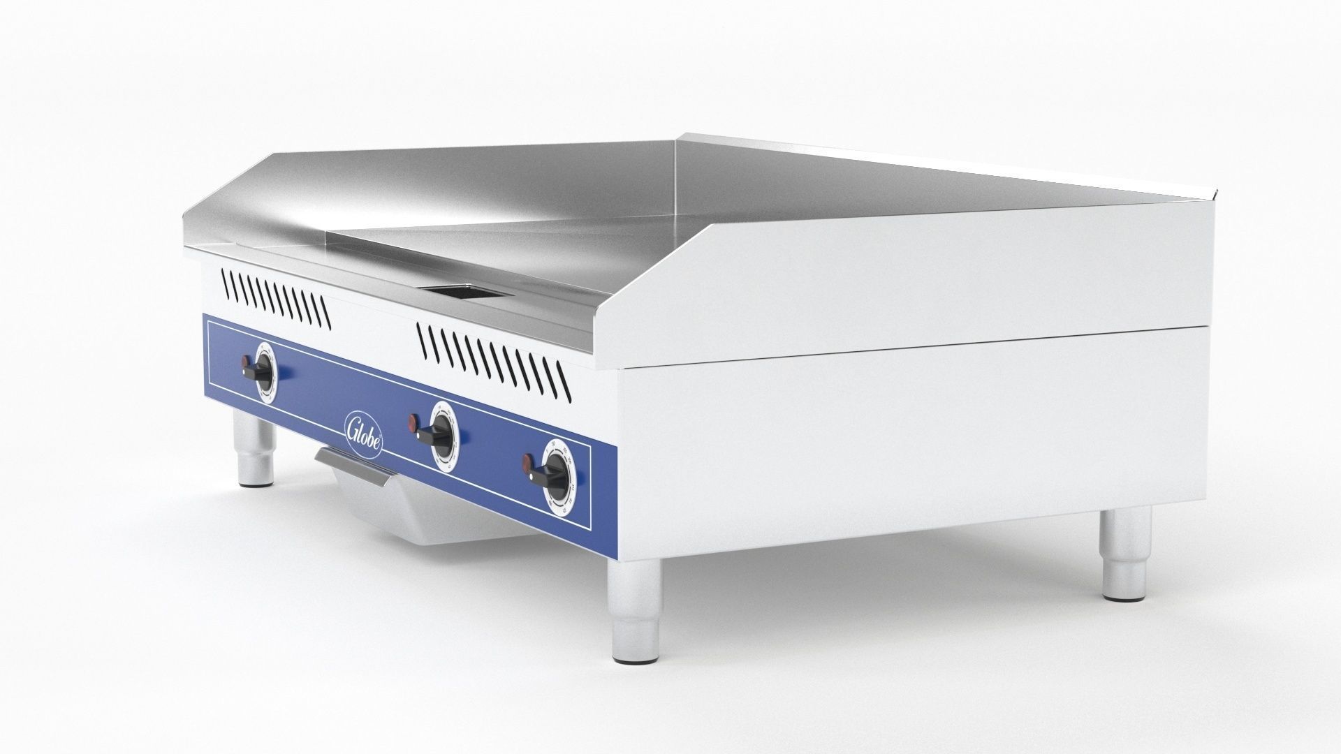 Globe GEG36 Medium Duty Electric Countertop Griddles 3D model_24