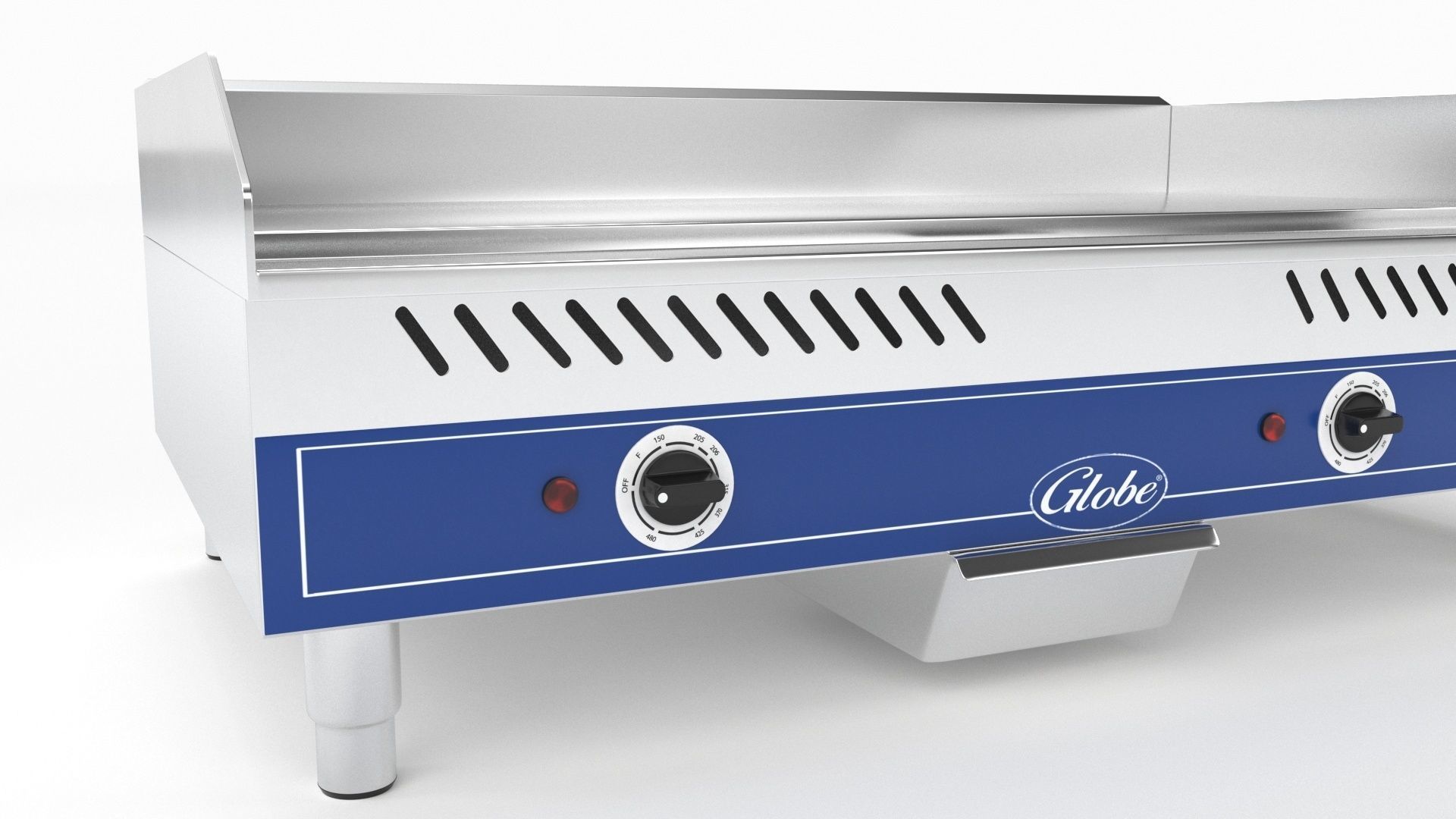 Globe GEG36 Medium Duty Electric Countertop Griddles 3D model_7