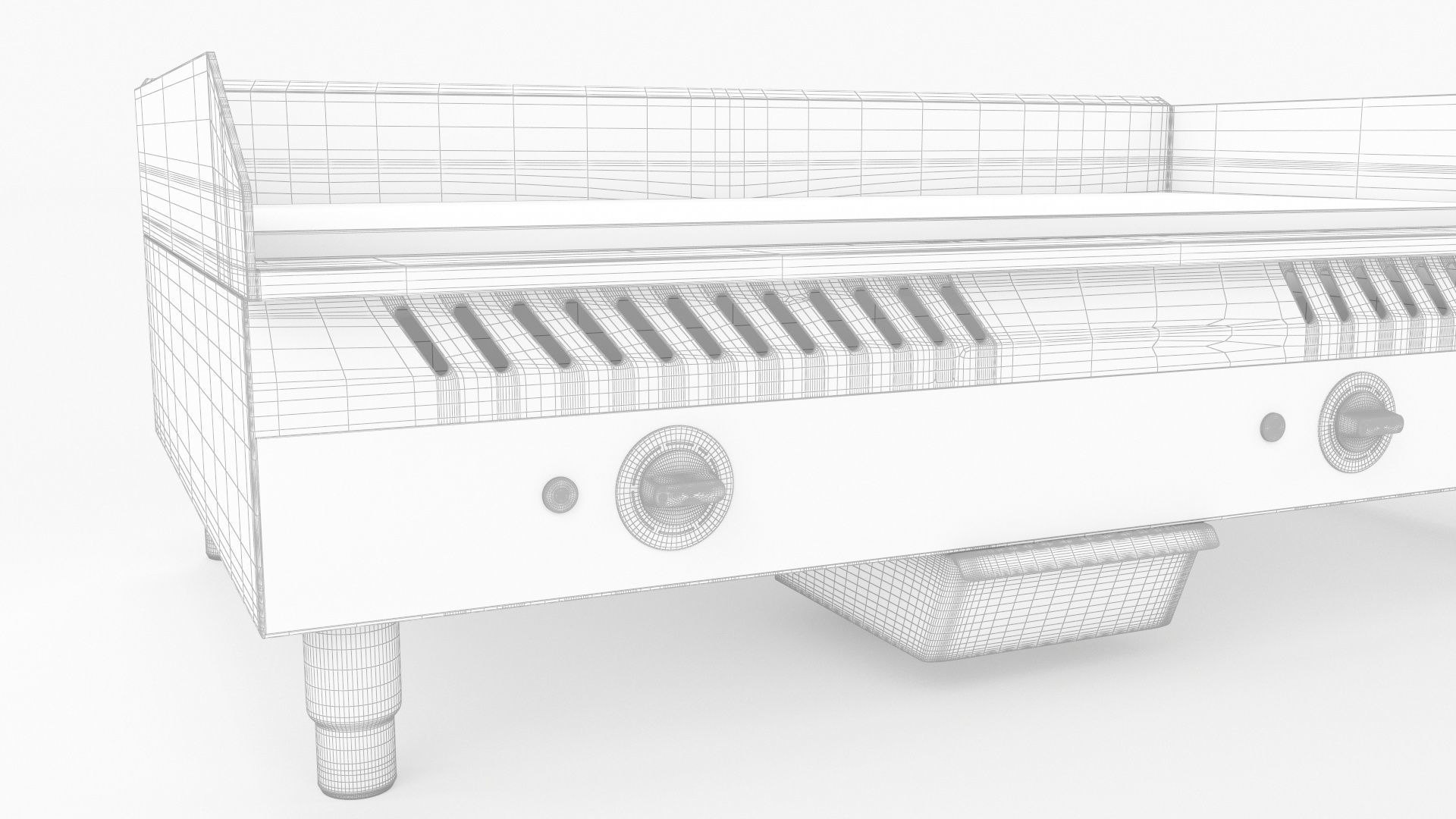Globe GEG36 Medium Duty Electric Countertop Griddles 3D model_8