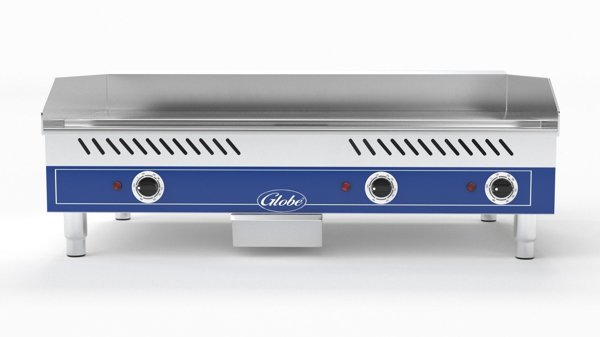 Globe GEG36 Medium Duty Electric Countertop Griddles 3D model_2