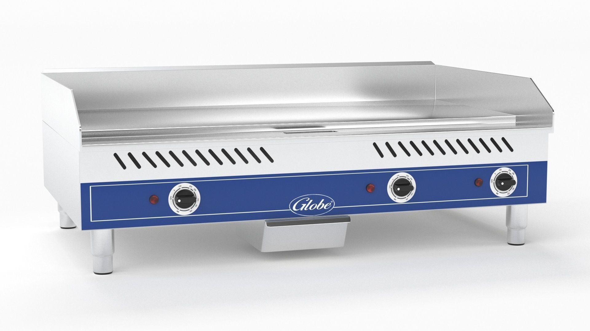 Globe GEG36 Medium Duty Electric Countertop Griddles 3D model_10