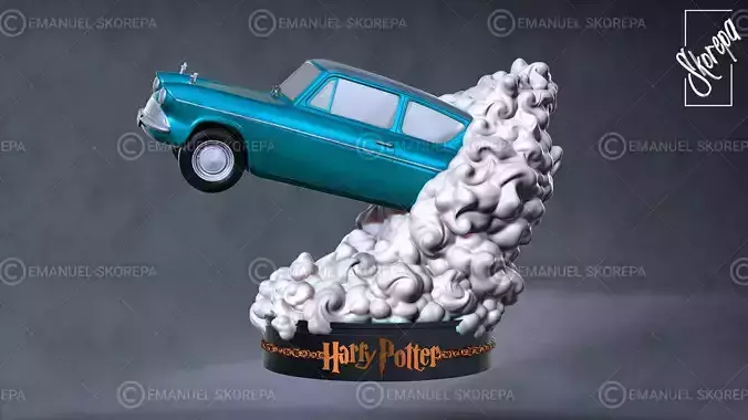 HARRY POTTER WEASLEY CAR 3D print model