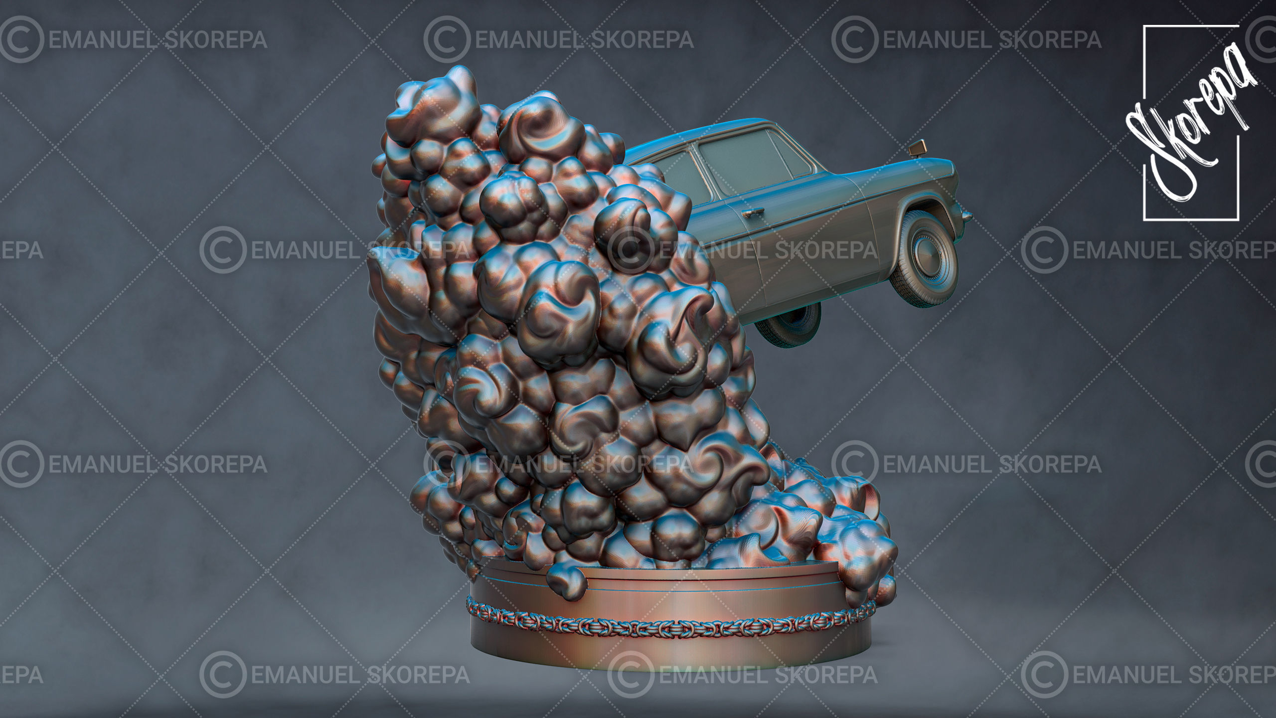 HARRY POTTER WEASLEY CAR 3D print model_5