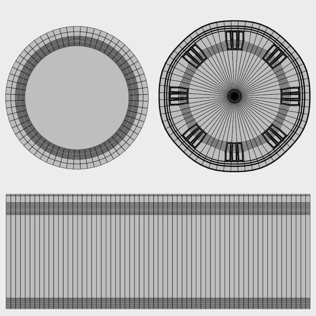Industrial laboratory chemical containers with blank labels 3D model_9