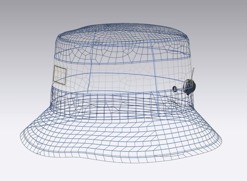Bucket Hat Clo3D 3D model_7