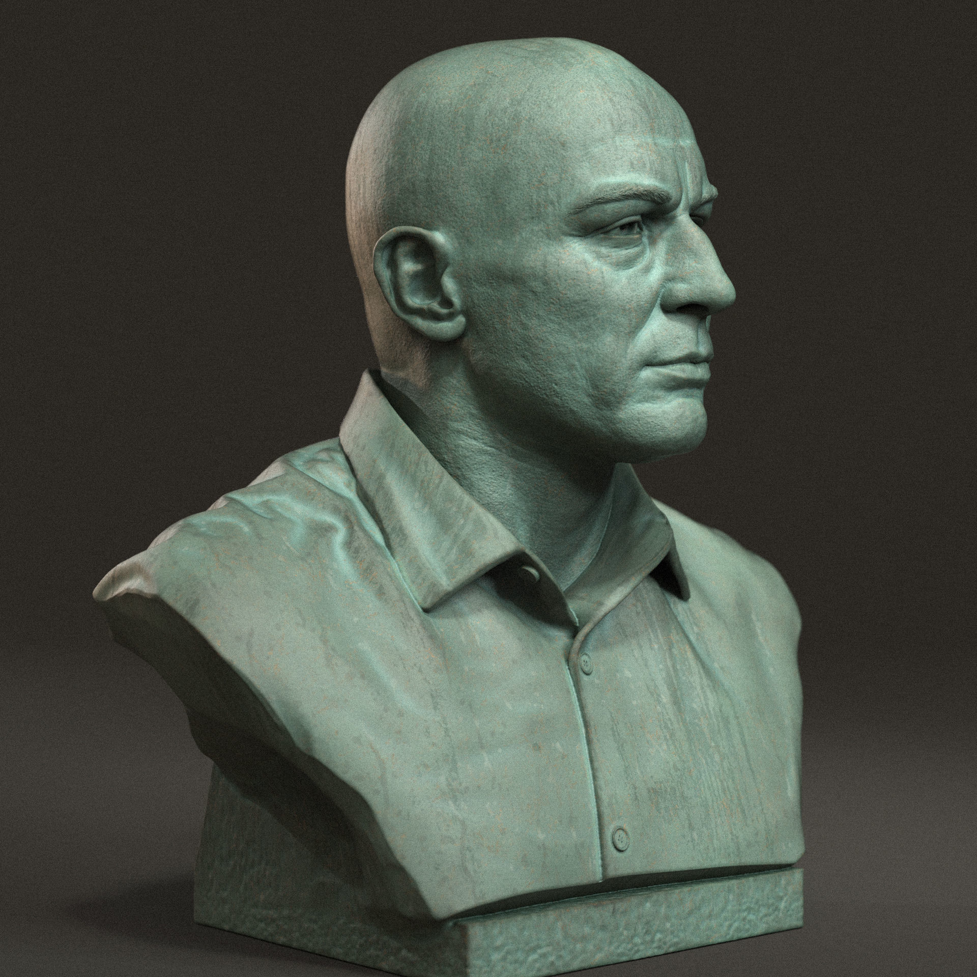 Joe Rogan 3D print model_3