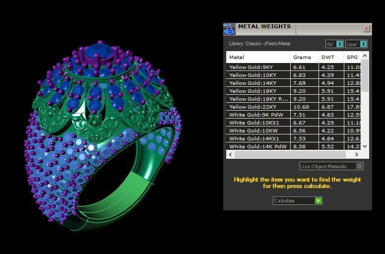 Rings 3D print model_4