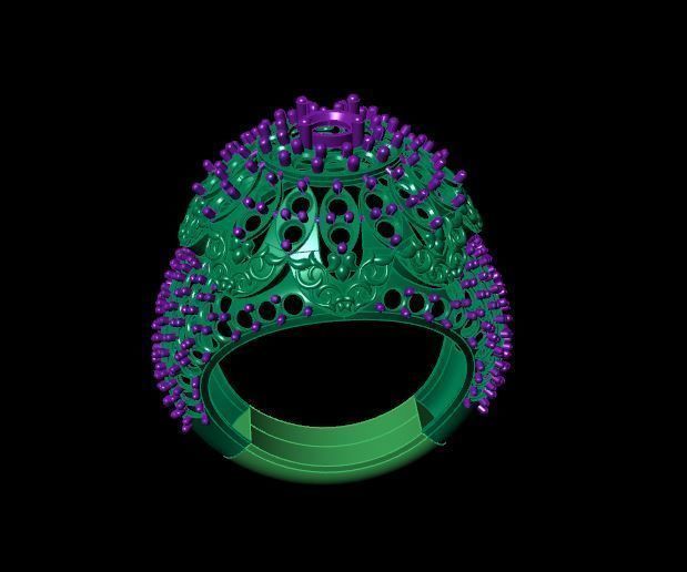 Rings 3D print model_2