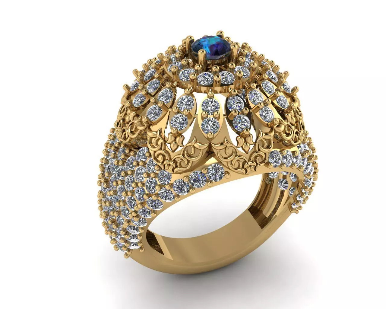 Rings 3D print model_0