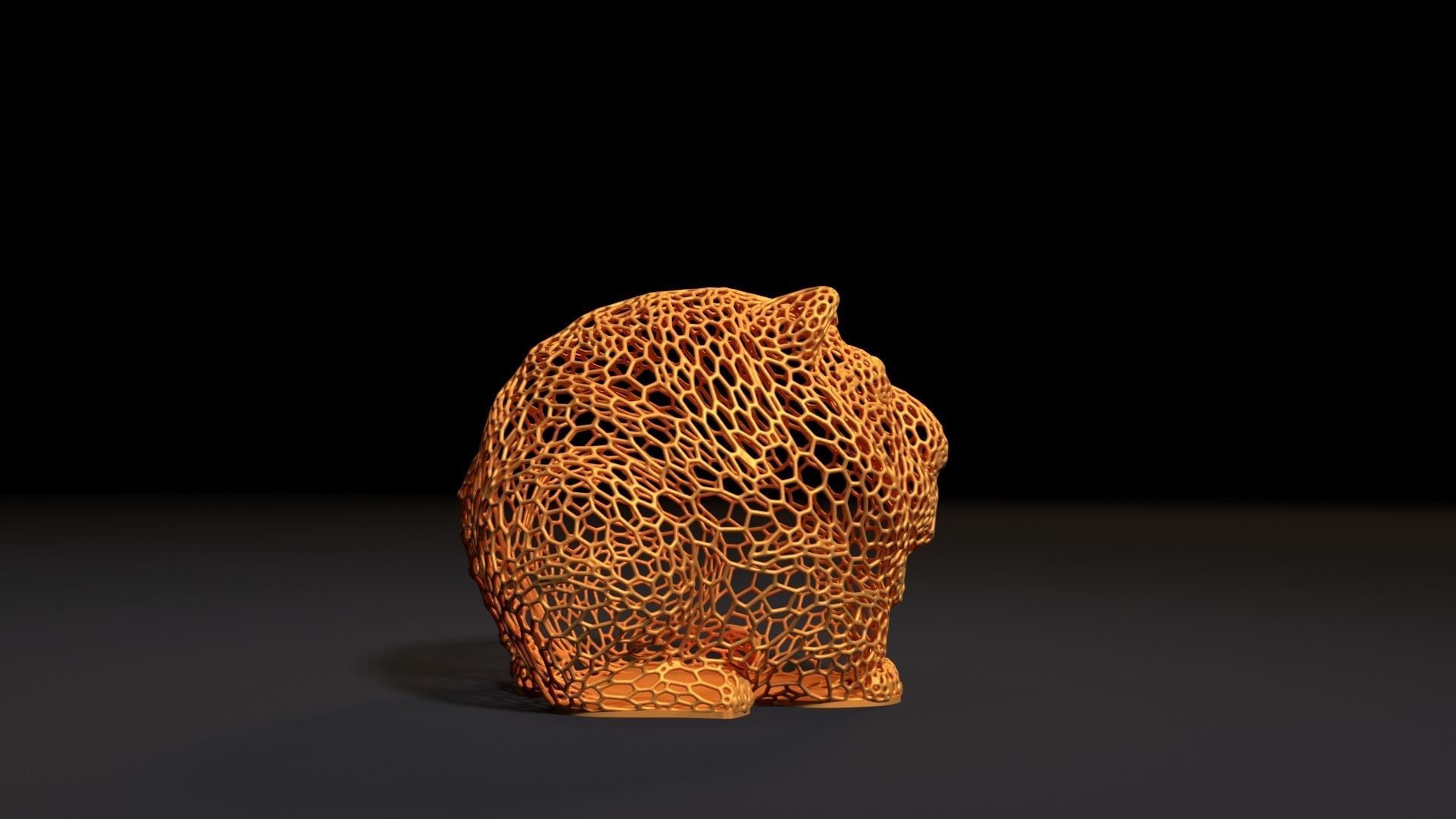 Tiger ball 3D print model_5