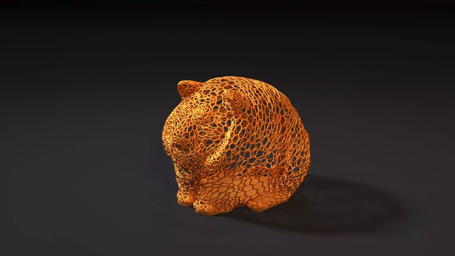 Tiger ball 3D print model_0